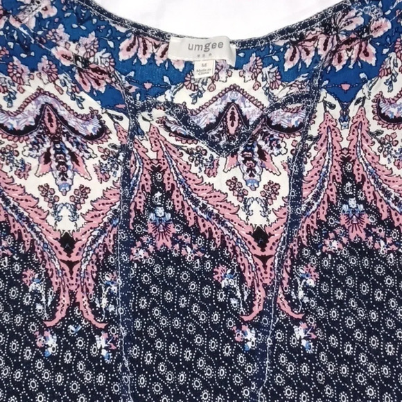 Umgee boho off the shoulder mini dress - Picture 3 of 10